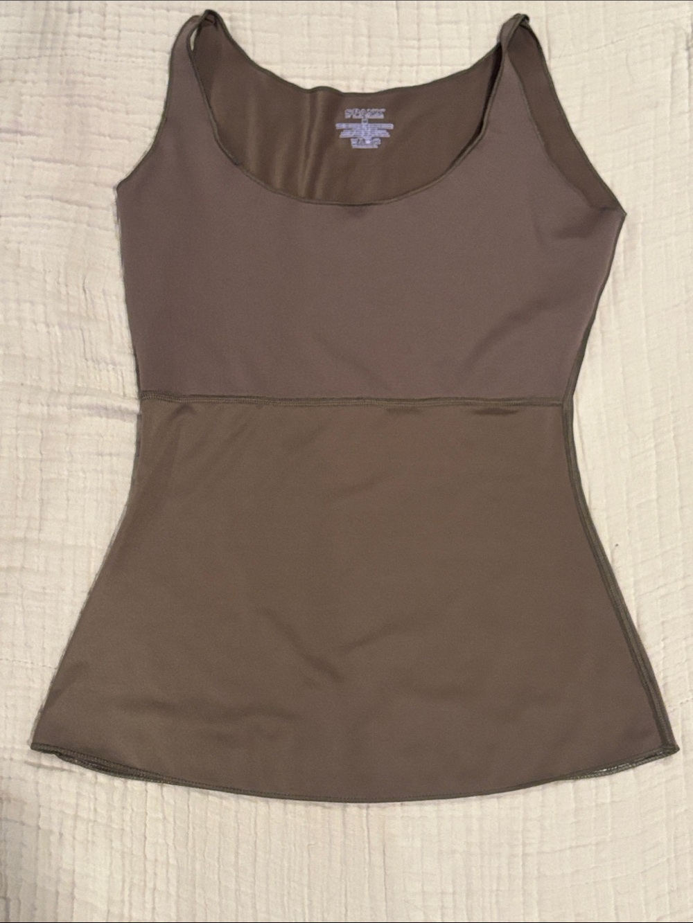 SPANX Taupe Scoop-Neck Shaping Tank